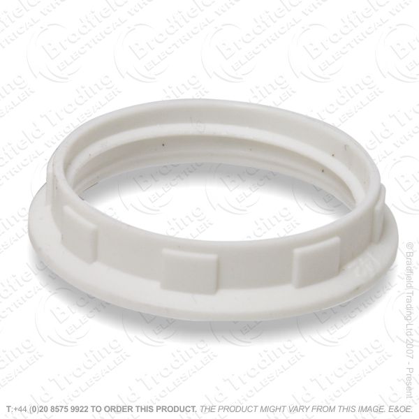 B06) Lamp Holder Shade Ring white only